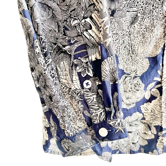 J. Crew Collection Ratti seashell long sleeve blouse - Picture 7 of 8